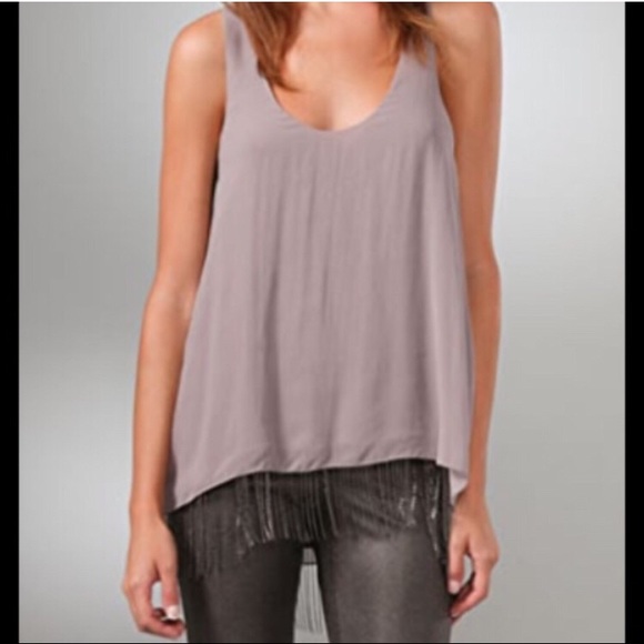 Alice + Olivia Tops - Alice + Olivia Chelsea Chain Hem Tank Size medium